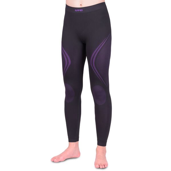 Термобелье UTO комплект Sports 2.0 Bamboo Charcoal W's 993204 Black/Purple L, Название цвета: Black / Purple, Товаров в упаковке, шт: 1, Размер: L, Вырез горловины: Круглый, Страна-производитель: КИТАЙ, изображение 6