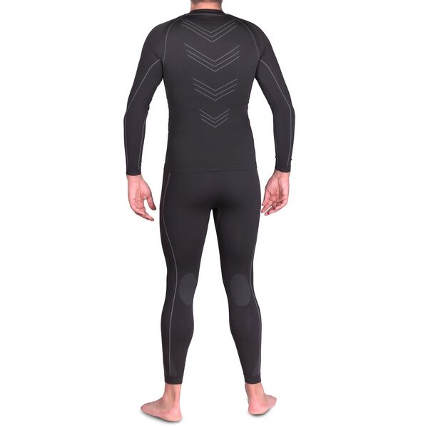 Термобелье UTO комплект Sports 4.0 Bamboo Charcoal 923101 Black/Grey M, Название цвета: Черно-серый, Товаров в упаковке, шт: 1, Размер: M, Вырез горловины: Круглый, Страна-производитель: КИТАЙ, изображение 2