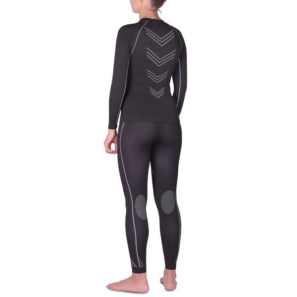 Термобелье UTO комплект Sports 4.0 Bamboo Charcoal W's 923201 Black/Grey M, Название цвета: Черно-серый, Товаров в упаковке, шт: 1, Размер: M, Вырез горловины: Круглый, Страна-производитель: КИТАЙ, изображение 2