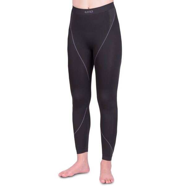 Термобелье UTO комплект Sports 4.0 Bamboo Charcoal W's 923201 Black/Purple S, Название цвета: Черно-фиолетовый, Товаров в упаковке, шт: 1, Размер: S, Вырез горловины: Круглый, Страна-производитель: КИТАЙ, изображение 6
