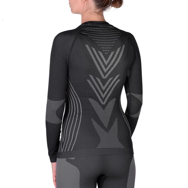 Термобелье UTO комплект Sports Armor ThermoLite Nilit W's 923202 Black/Grey L, Название цвета: Black / Grey, Товаров в упаковке, шт: 1, Размер: L, Вырез горловины: Круглый, Страна-производитель: КИТАЙ, изображение 5