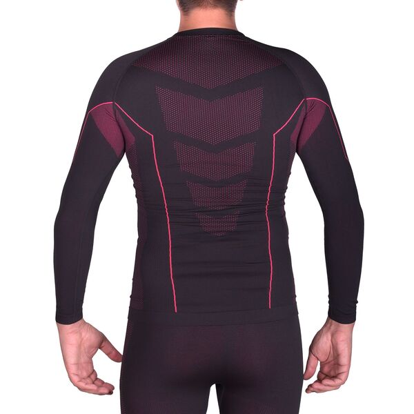 Термобелье UTO комплект Sports Bamboo Charcoal 973102 Black/Red XL, Название цвета: Black / Red, Товаров в упаковке, шт: 1, Размер: XL, Вырез горловины: Круглый, Страна-производитель: КИТАЙ, изображение 5