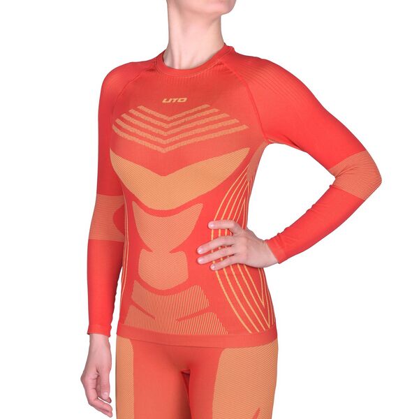 Термобелье UTO комплект Sports Armor ThermoLite Nilit W's 923202 Red XL, Название цвета: Красный, Товаров в упаковке, шт: 1, Размер: XL, Вырез горловины: Круглый, Страна-производитель: КИТАЙ, изображение 3