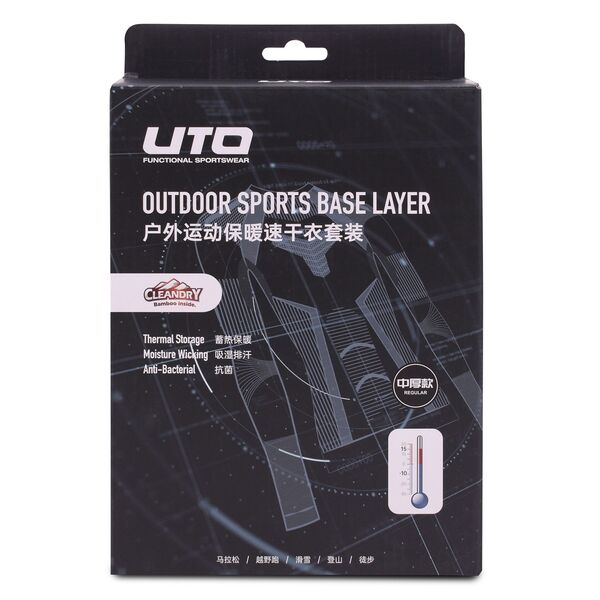 Термобелье UTO комплект UTO термобелье комплект Sports CleanDry Bamboo 933103 Classic Black XXL, Название цвета: Classic Black, Размер: XXL, Страна-производитель: КИТАЙ, изображение 10