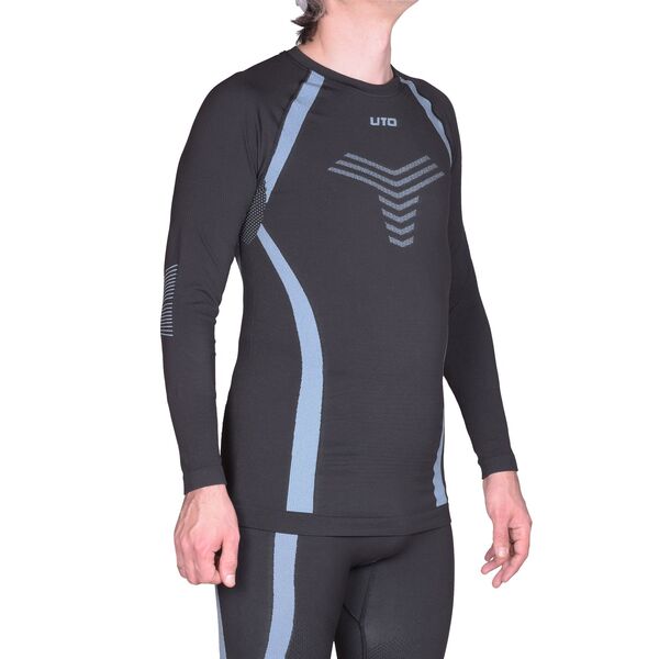 Термобелье UTO комплект UTO термобелье комплект Sports CleanDry Bamboo 933103 Haze Blue L, Название цвета: Haze Blue, Размер: L, Страна-производитель: КИТАЙ, изображение 5