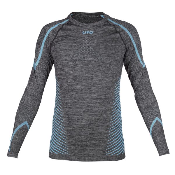 Термобелье комплект UTO Outdoor Sports Without Dyeing 943103 Голубое/Серое XL, Название цвета: Голубой / Серый, Товаров в упаковке, шт: 1, Размер: XL, Страна-производитель: КИТАЙ, изображение 10