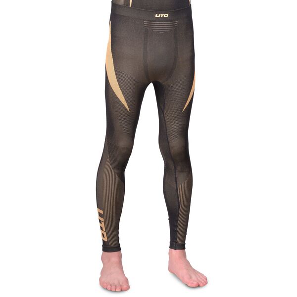 Термобелье комплект UTO Outdoor Bamboo Carbon Thermal 943106 Черное/Золотое L, Название цвета: Черный / Золотой, Товаров в упаковке, шт: 1, Размер: L, Страна-производитель: КИТАЙ, изображение 5