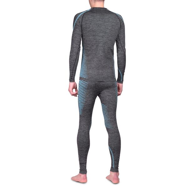 Термобелье комплект UTO Outdoor Sports Without Dyeing 943103 Голубое/Серое XL, Название цвета: Голубой / Серый, Товаров в упаковке, шт: 1, Размер: XL, Страна-производитель: КИТАЙ, изображение 2