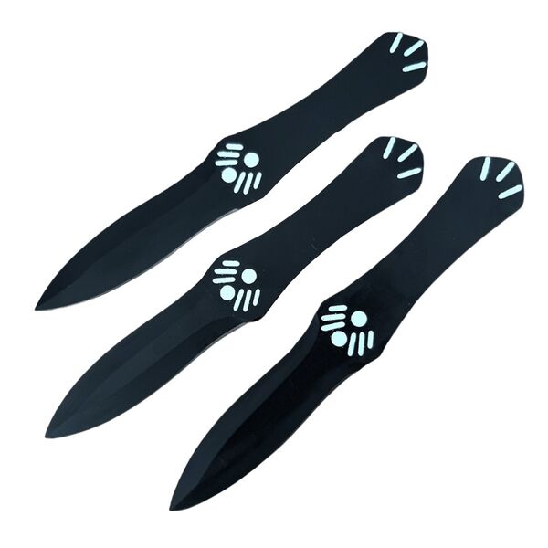 Набор метательных ножей Shadowstep (3 шт.), сталь 40х13, рукоять сталь, изображение 2