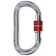 Карабин альпинистский CAMP Oval XL Lock, Blue, алюминиевый сплав, Название цвета: Голубой, Страна-производитель: КИТАЙ, изображение 3