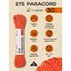 Паракорд 275 T-Gear x CORD nylon 30м световозвращающий (Orange X), Название цвета: Orange X, Страна-производитель: РОССИЯ