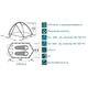 Палатка Canadian Camper Vista 2 AL forest, Название цвета: Forest, Размер: 2900х1450х1200, Количество мест: 2, Страна-производитель: КИТАЙ, изображение 3
