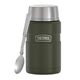 Термос из нерж. стали с ложкой тм THERMOS SK3020 MAG 0,71L