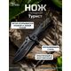 Складной нож Турист, сталь 40х13, рукоять пластик, обмотка паракорд, Название цвета: Черно-серый; Сталь 40х13, Страна-производитель: КИТАЙ