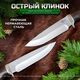 Нож Лазутчик из стали 95х18, рукоять венге, литьё мельхиор, Название цвета: Серый, темно-коричневый; Сталь 95х18; Рукоять венге, Страна-производитель: РОССИЯ, изображение 5