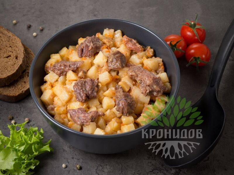 Готовое блюдо "Картофель с говядиной" 300г. (Кронидов), изображение 4