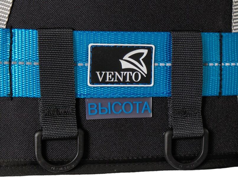 Страховочная привязь Высота 042 размер 1  vst 042 голубой Vento, Название цвета: Голубой / Серый, Размер: 1, Страна-производитель: РОССИЯ, изображение 7