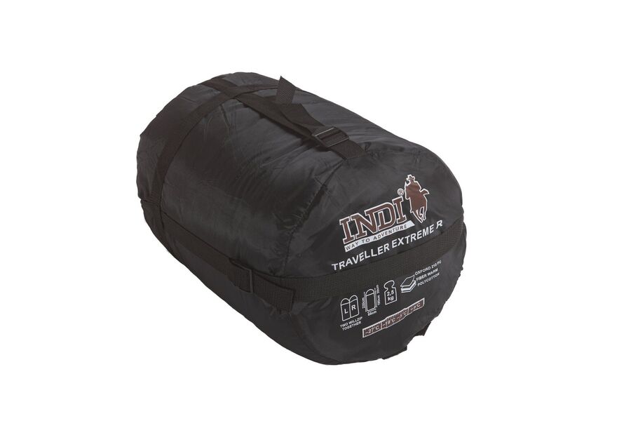 Спальный мешок Indiana Traveller Extreme L, Название цвета: Бордовый, Сторона состегивания: Слева, Страна-производитель: РОССИЯ, изображение 3